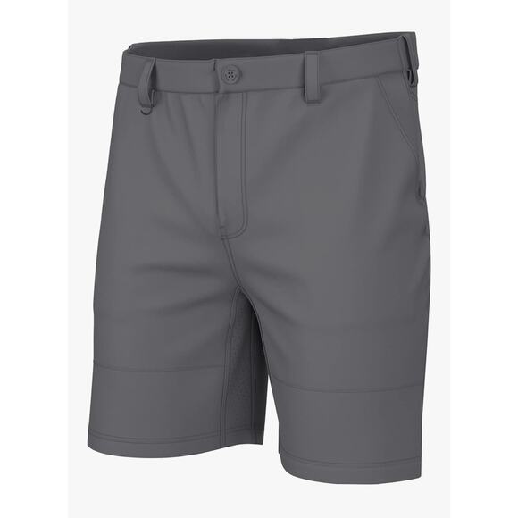 HUK A1a Pro Quick-Dry Performance Fishing Shorts for Men, Night Owl Gray, XXL - Picture 1 of 3